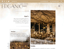 Tablet Screenshot of erganicdesign.com